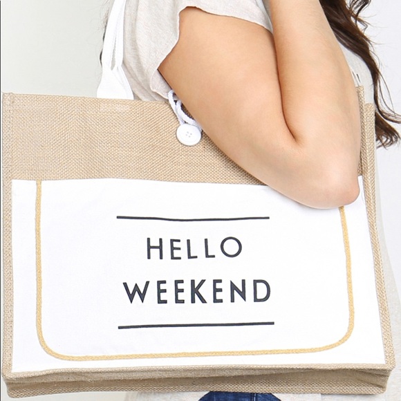 Riah Fashion Handbags - Hello Weekend Tote Bag